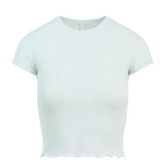 Skims Drop Needle Baby Tee Medium - Picture 9 of 9